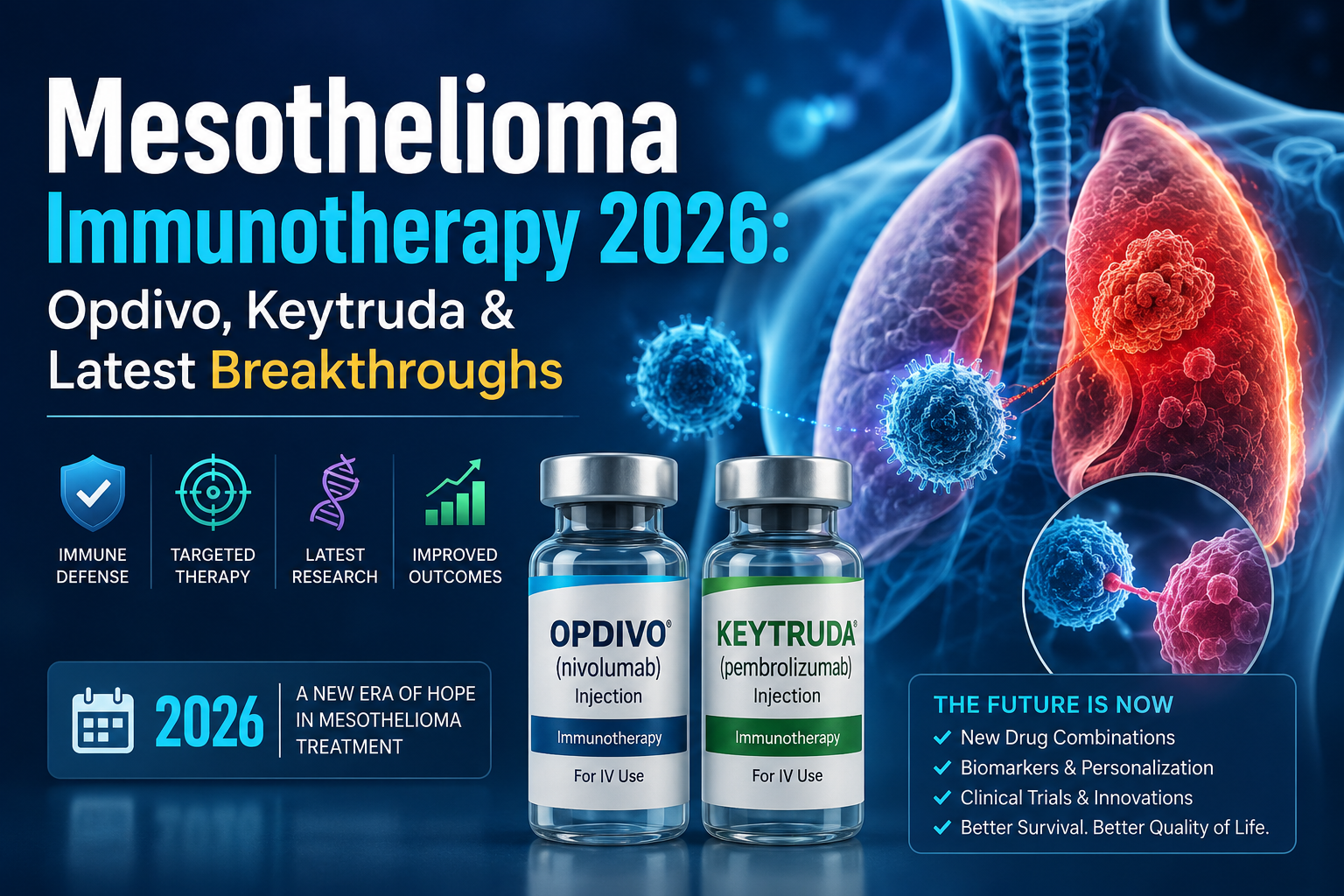 Mesothelioma Immunotherapy 2026: Opdivo, Keytruda & Latest Breakthroughs